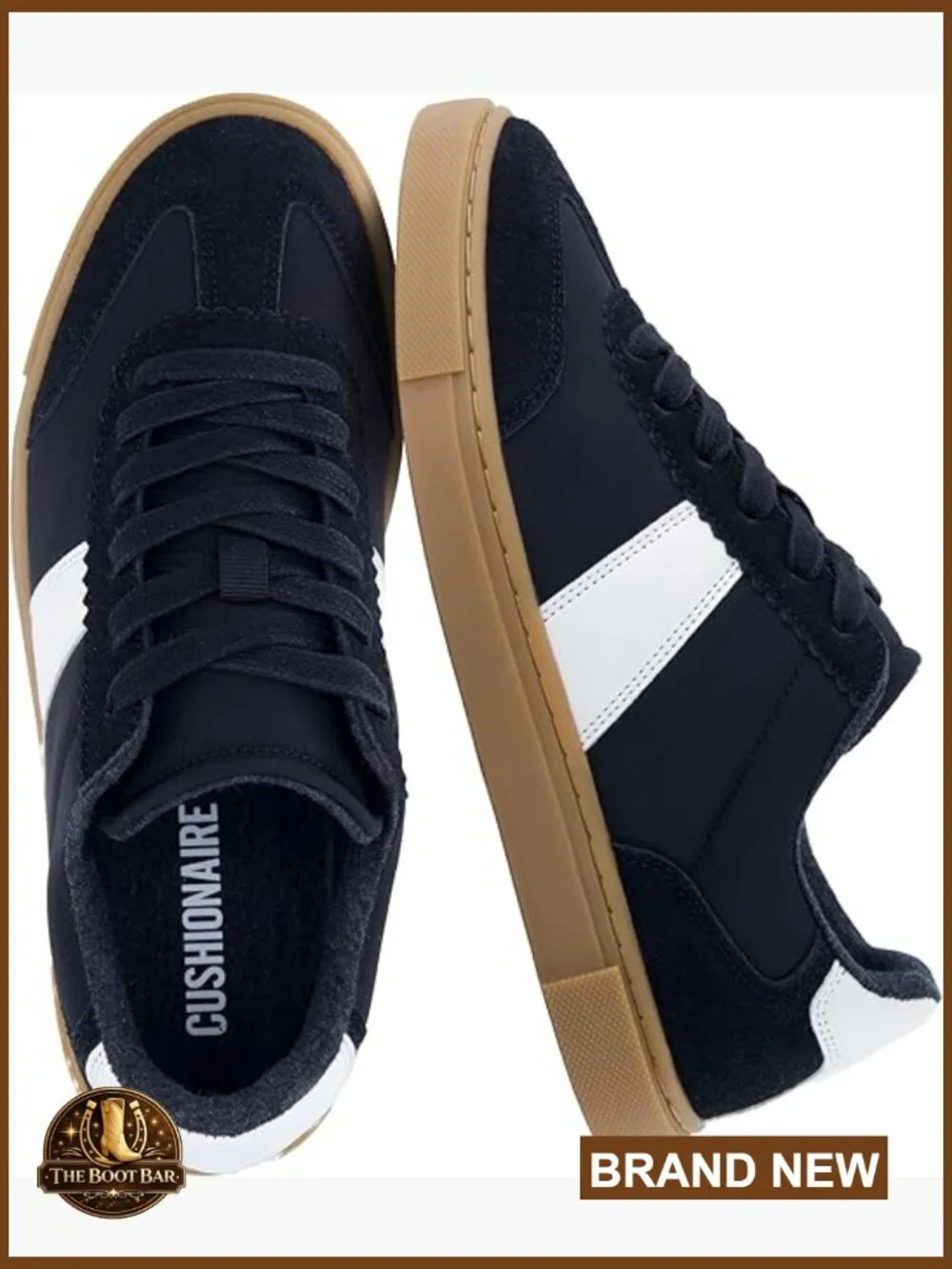 Comfortable Sneakers with Memory Foam and Slip Resistant Outsole